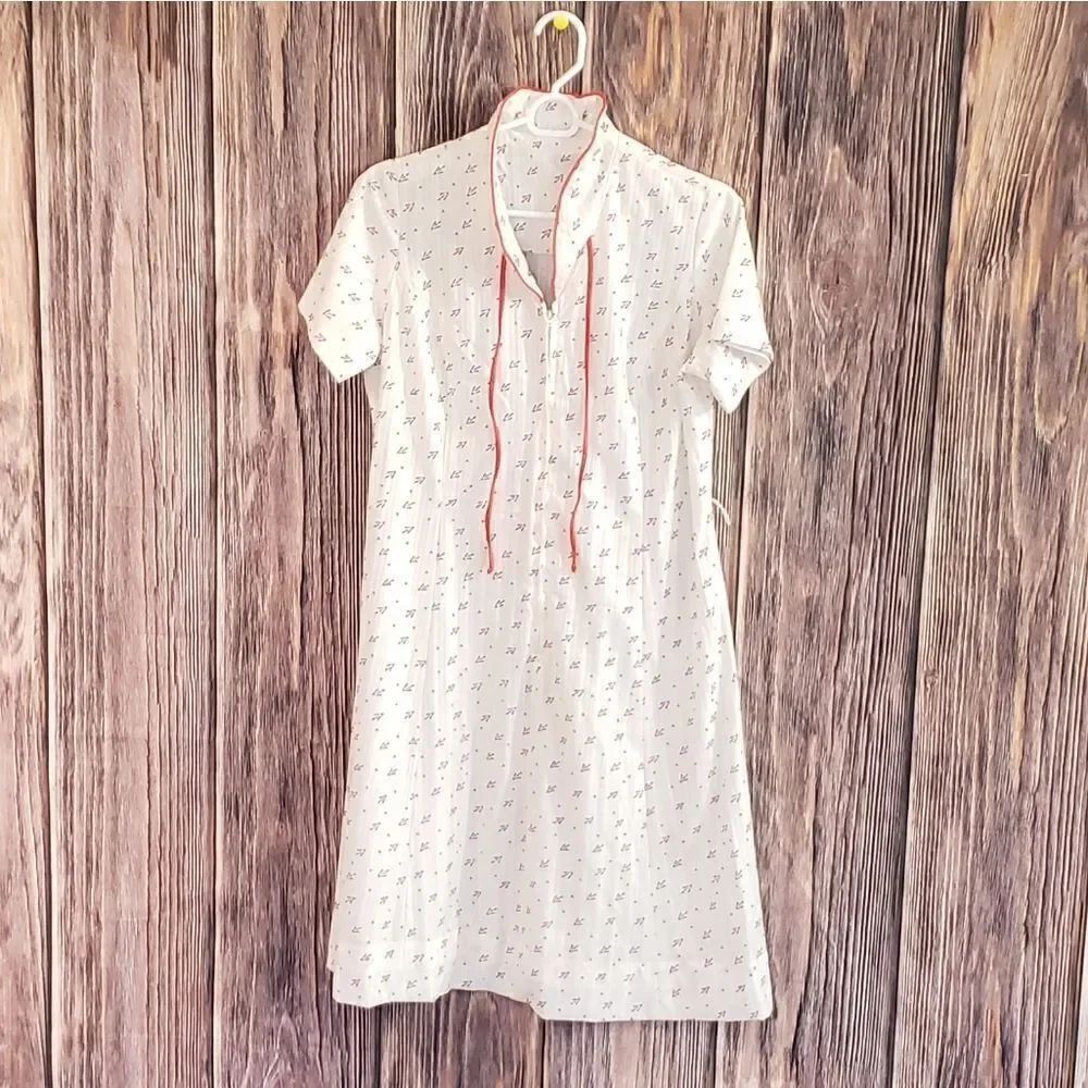 Vintage Homemade Floral Night Gown